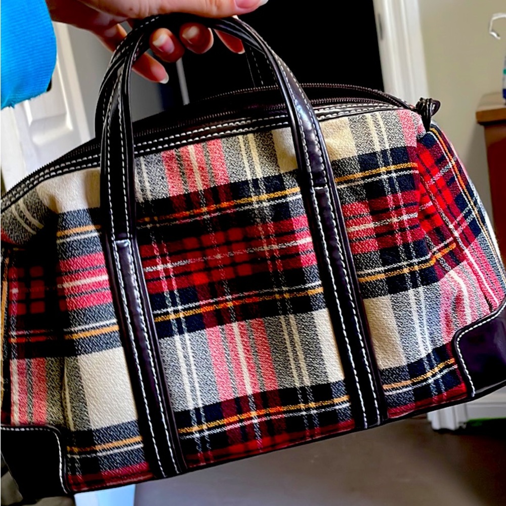 Plaid handbag